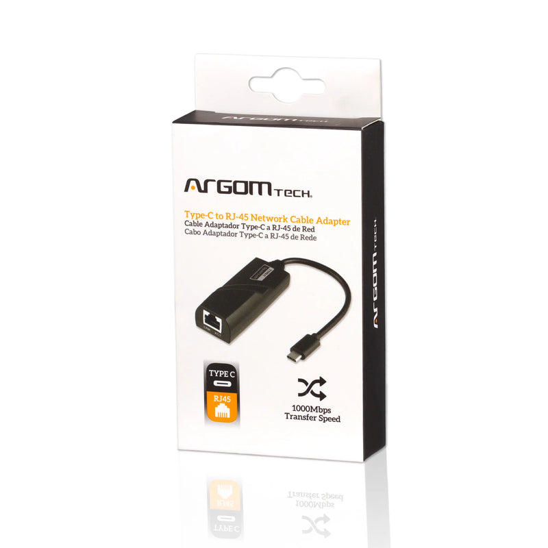 Convertidor Adaptador De Cable Tipo-c Macho A Rj45 Gigabit
