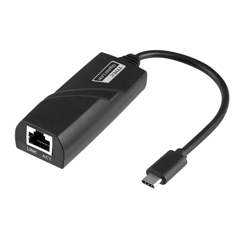 Convertidor Adaptador De Cable Tipo-c Macho A Rj45 Gigabit