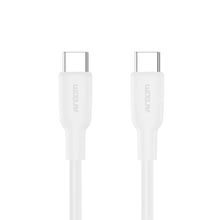 Cable Tipo C A Tipo C 65w Silicon Flexible 1.8mts Argomtech Blanco (+IVA)