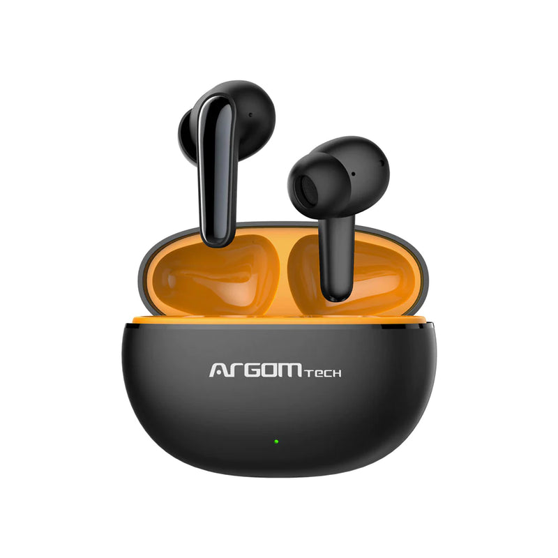 Audífonos Inalámbrico Bluetooth Argomtech Skeipods Enc E20 Negro