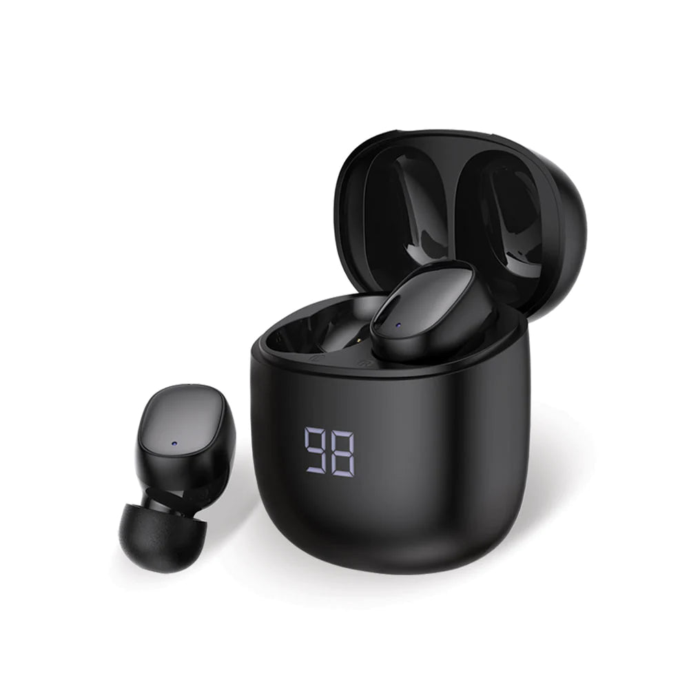 Audífonos Inalámbrico Bluetooth Argomtech Skeipods Enc E66 Negro (+IVA)