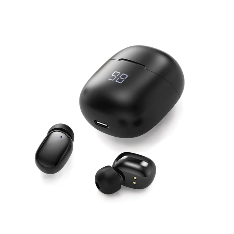 Audífonos Inalámbrico Bluetooth Argomtech Skeipods Enc E66 Negro