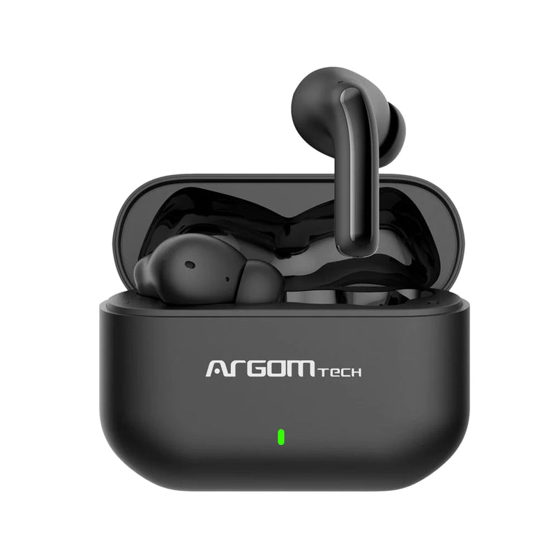 Audífonos Inalámbrico Bluetooth Argomtech Skeipods Anc E85 Negro