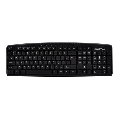 Teclado Usb Inglés Multimedia Argomtech (+IVA)