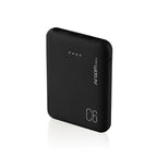 Cargador Power Bank Argom C6 Compact 6000 Mah Negro Portátil (+IVA)