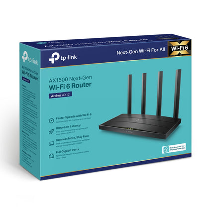 Router Tplink Archer Ax1500 Ax12 Dual Banda Puertos Gigabit (+IVA)