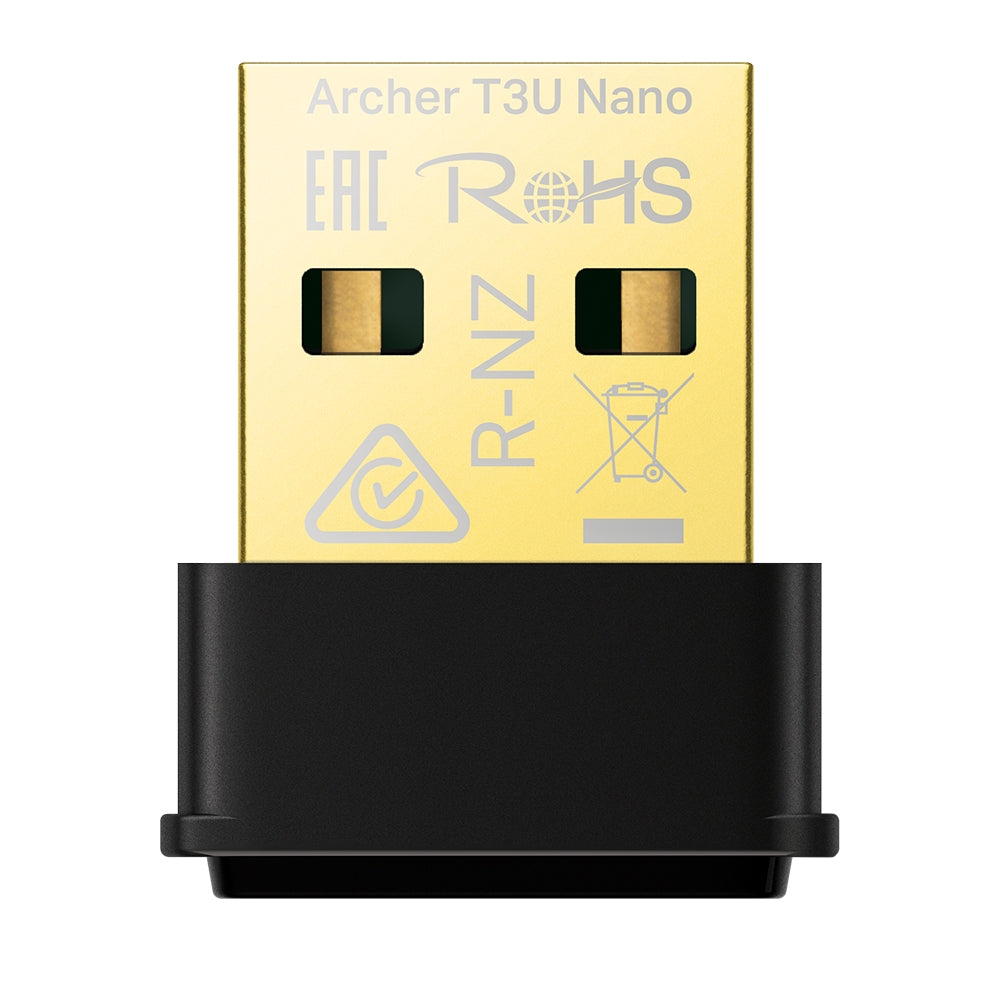 Adaptador Inalambrico T3u Nano Usb Banda Dual Ac1300 (+IVA)