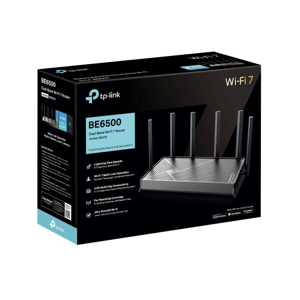 Router WiFi 7 BE6500 TP-Link Archer BE400 6,5Gbps