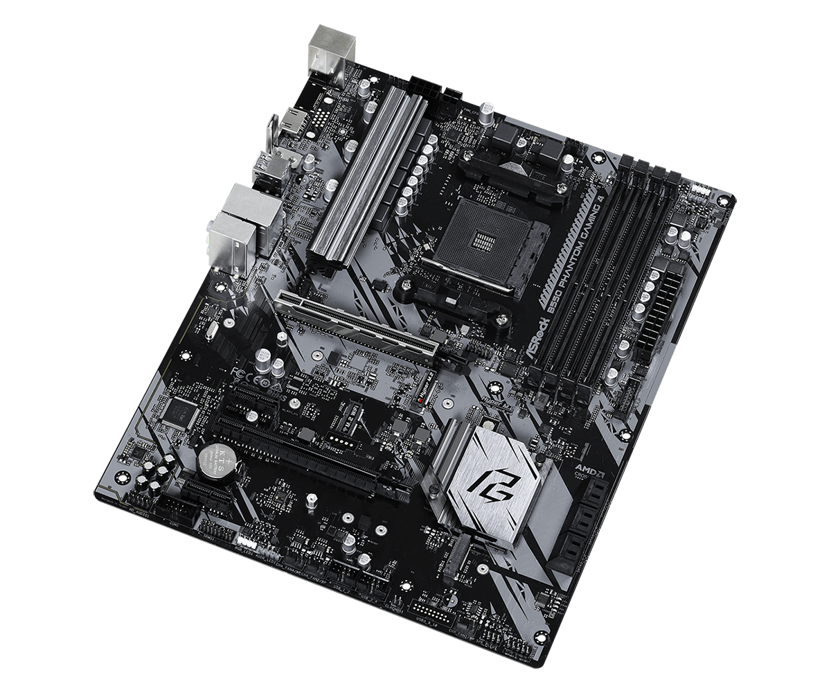 Tarjeta Madre AMD Asrock B550 Phantom Gaming 4 / AM4 AMD