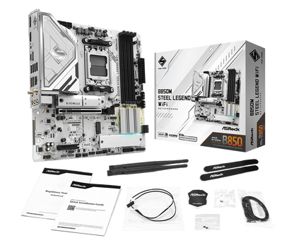 Tarjeta Madre ASRock B850M Steel Legend WiFi 7 AM5 DDR5