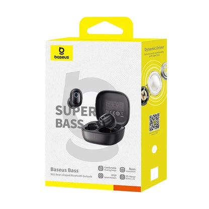 Audífonos Inalámbrico Baseus Bass BD1 Bean-Shaped Bluetooth 5.4 Negro