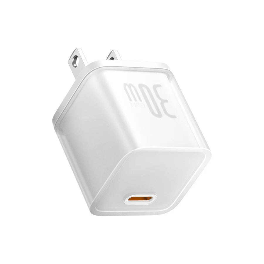 Cargador de Pared Baseus GaN5S Carga Rápida 1C 30W US Blanco