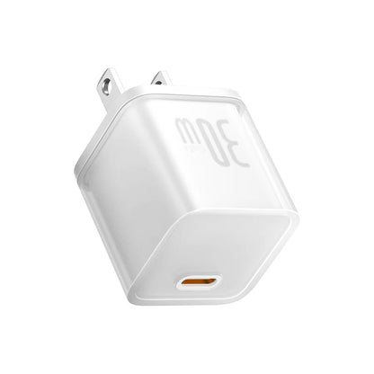 Cargador de Pared Baseus GaN5S Carga Rápida 1C 30W US Blanco