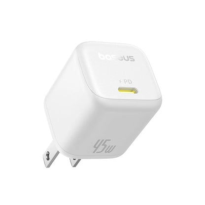 Cargador De Pared Baseus PicoGo Carga Rápida 1C 45W Blanco