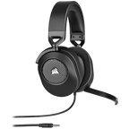 Audífono con Micrófono Corsair Gaming HS65 Surround 3.5mm con Adapt. USB Negro