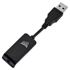 Audífono con Micrófono Corsair Gaming HS65 Surround 3.5mm con Adapt. USB Negro
