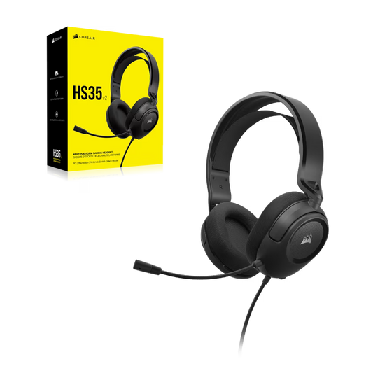 Audifono con Microfono Corsair Gaming Hs35 Stereo 3.5mm Azul