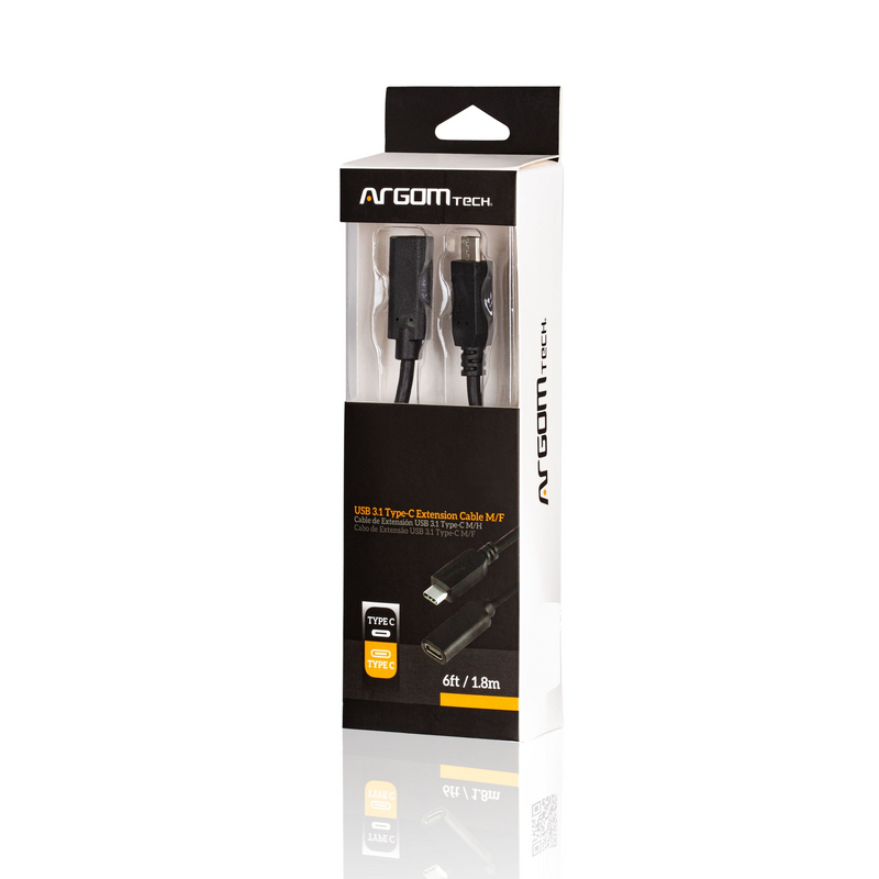 Cable Extensión Usb C 3.1 Macho A Hembra 1,8 M ArgomTech