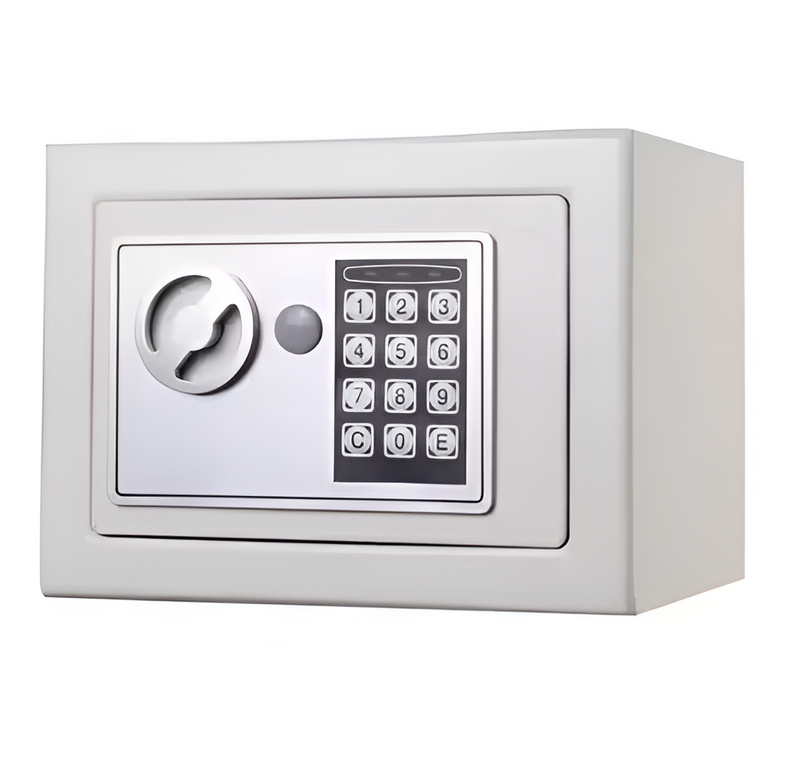 Caja Fuerte Digital con Combinación Electrónica Y Llaves de pared