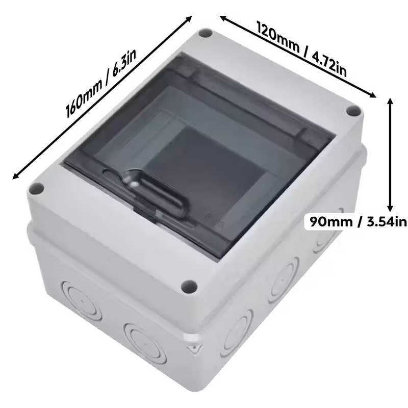 Caja De Protección Waterproof Ip65 150x110x90mm Sptline