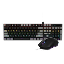 Combo Teclado Mecánico y Mouse Gaming GAMDIAS Hermes E6 ELITE (3600DPI)