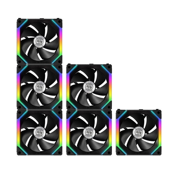Fan Cooler Kit 3 En 1 LIAN LI UNI FAN SL (Con Pantalla LCD 120x3) ARGB Negro