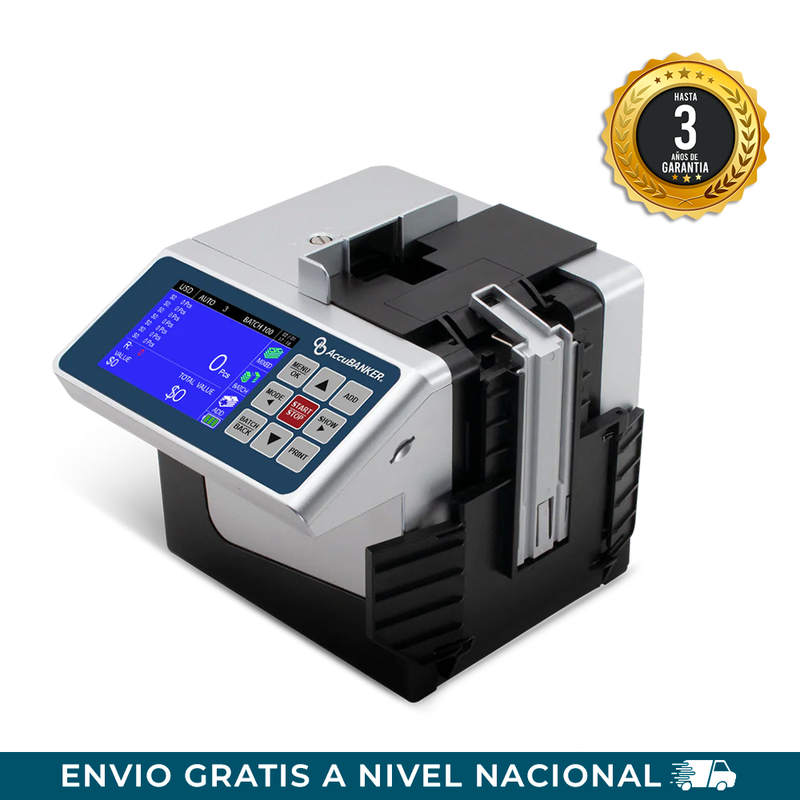 Detector De Dólares Accubanker D700 Duo  (dl/eu) 3 Año Gtia