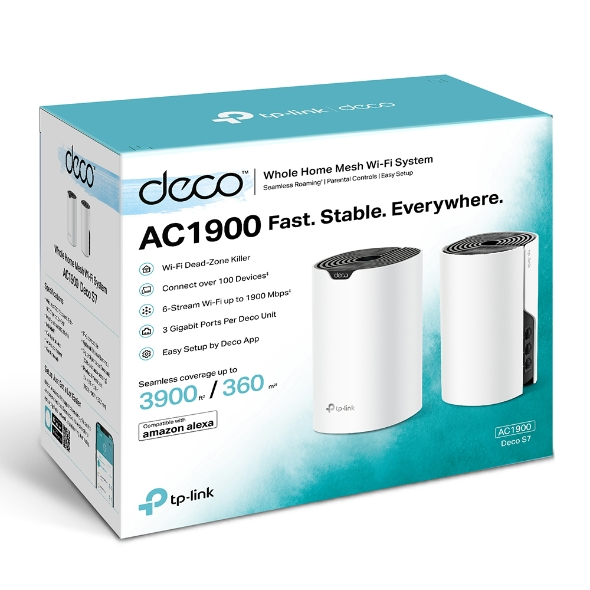Router Deco S7 Tp-link Pack De 2und Ac1900 Gigabit