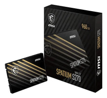 Disco Duro Solido Ssd 960gb De 2.5 Msi Spatium S270