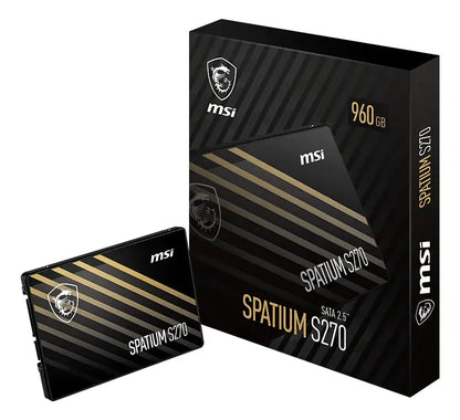 Disco Duro Solido Ssd 960gb De 2.5 Msi Spatium S270