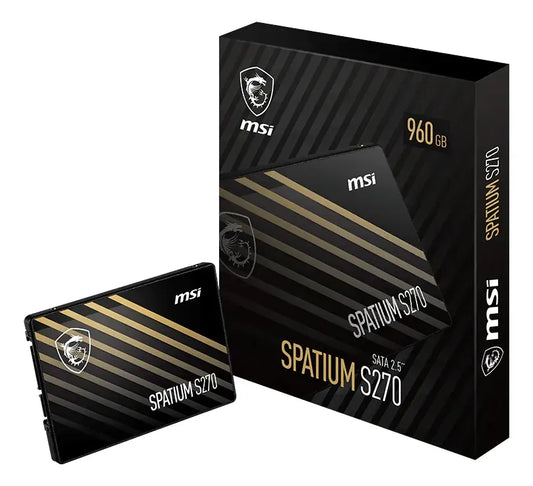 Disco Duro Solido Ssd 960gb De 2.5 Msi Spatium S270