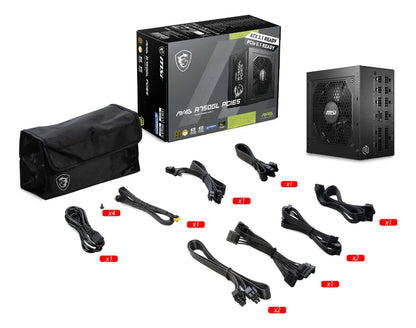 Fuente De Poder Msi 750w Modular Mag A750gl 80 Gold (+IVA)