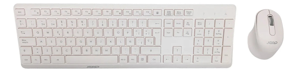 Combo Teclado Y Mouse Inalambrico Jemip Avant-garde Blanco (+IVA)