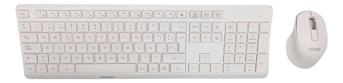 Combo Teclado Y Mouse Inalambrico Jemip Avant-garde Blanco (+IVA)