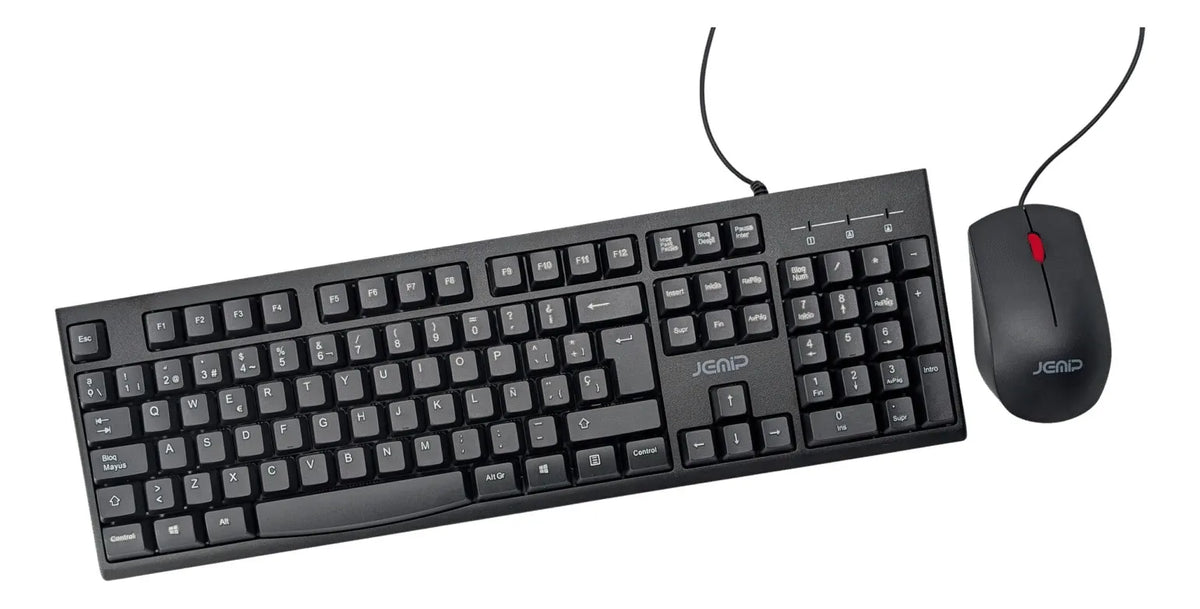 Combo Teclado Y Mouse Usb Español Jemip Jpkm-100 (+IVA)