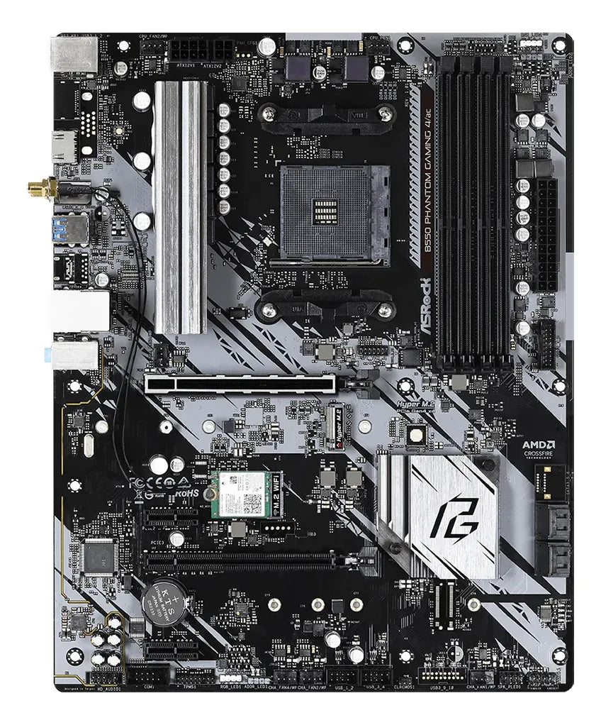 Tarjeta Madre Asrock B550m Phantom Gaming 4 Ac Wifi Am4