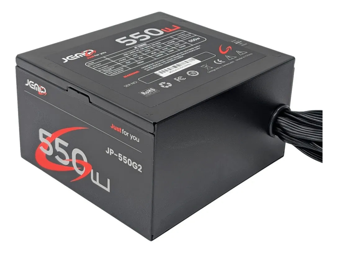 Fuente De Poder Jemip 550w Jp-550g2 (+IVA)