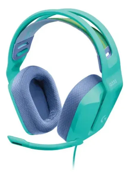 Audifono Con Microfono Logitech Gaming G335 3.5mm Menta
