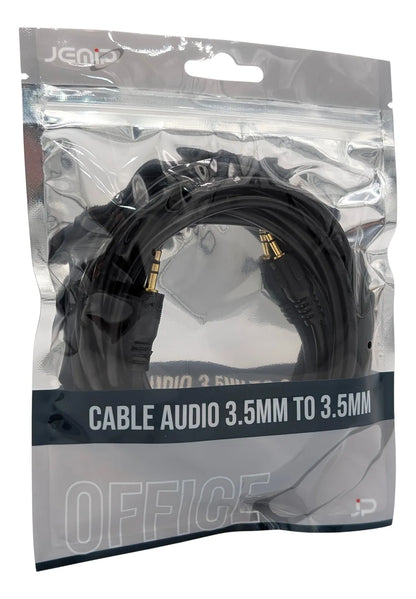 Cable Auxiliar 3.5mm Macho Macho 3 Metros Jemip (+IVA)
