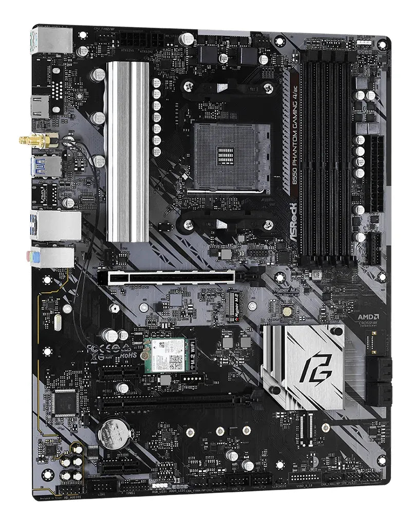 Tarjeta Madre Asrock B550m Phantom Gaming 4 Ac Wifi Am4