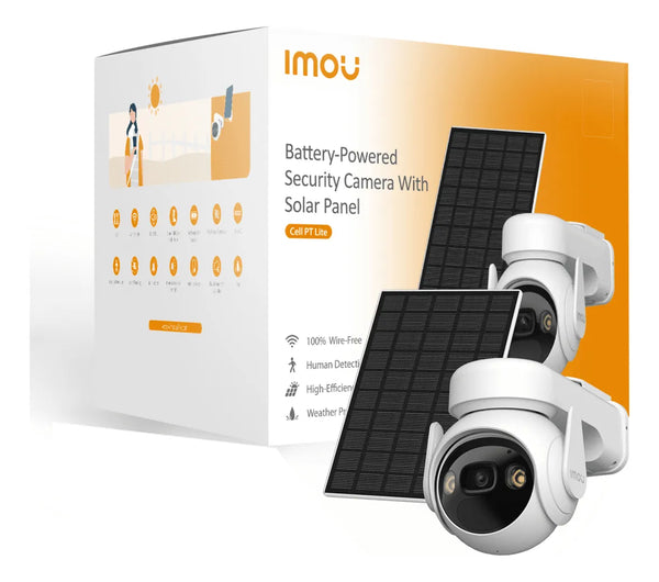 Cámara Seguridad Imou Cell Pt Lite / Panel Solar Wifi 3mp 3.6mm (+IVA)