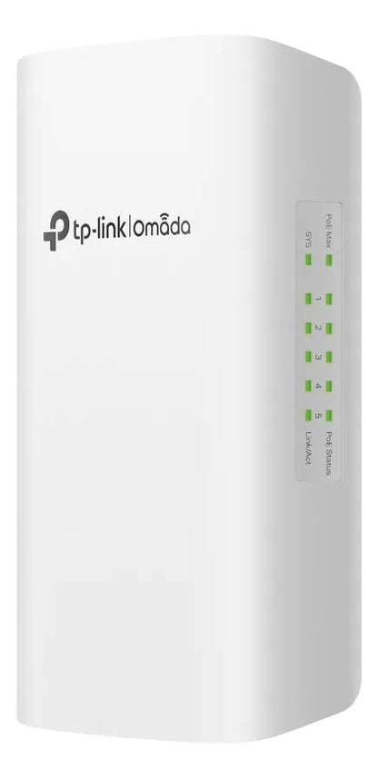 Switch Omada Smart 5 Puertos Gigabit 1 PoE++ IN Y 4 Entradas PoE+ OUT Para Exterior | SG2005P-PD