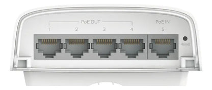 Switch Omada Smart 5 Puertos Gigabit 1 PoE++ IN Y 4 Entradas PoE+ OUT Para Exterior | SG2005P-PD