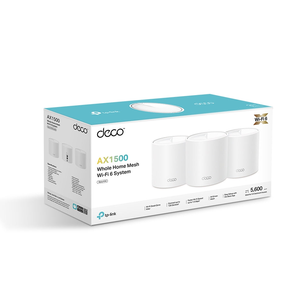 Router Deco X10 Tp-link Pack De 3und Ax1500 Wifi 6 (+IVA)