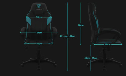 Silla Aerocool Gaming  ThunderX3 EC1 Negro y Blanco