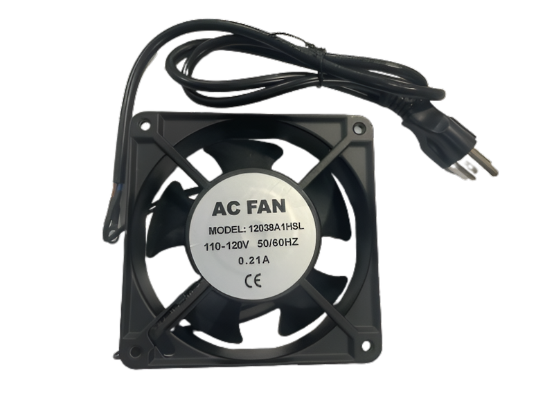 Ventilador Fan Cooler Para Rack 110v Negro Sptline