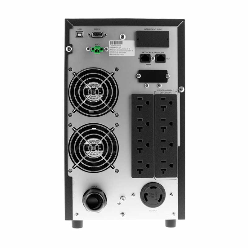UPS 3000VA / 3000W Forza Torre Online Doble Conversión 9 tomas