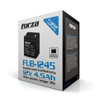 Batería 12V 4.5Ah Recargable Forza Plomo-Ácido AGM
