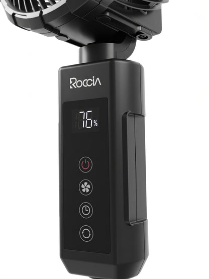 Ventilador Recargable Roccia RF77 12" Pulgadas 20000Mah C/Control Remoto