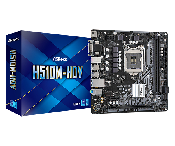 Tarjeta Madre ASRock H510M-HDV LGA 1200 DDR4